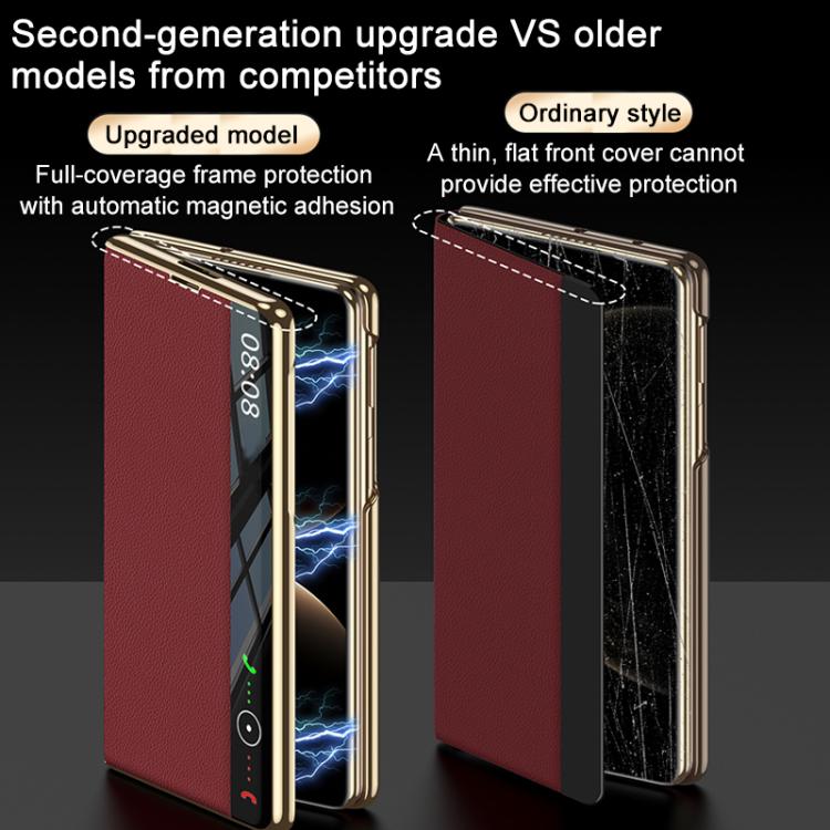 For Huawei Mate X7 GKK Magnetic Full Cover Flip Phone Case