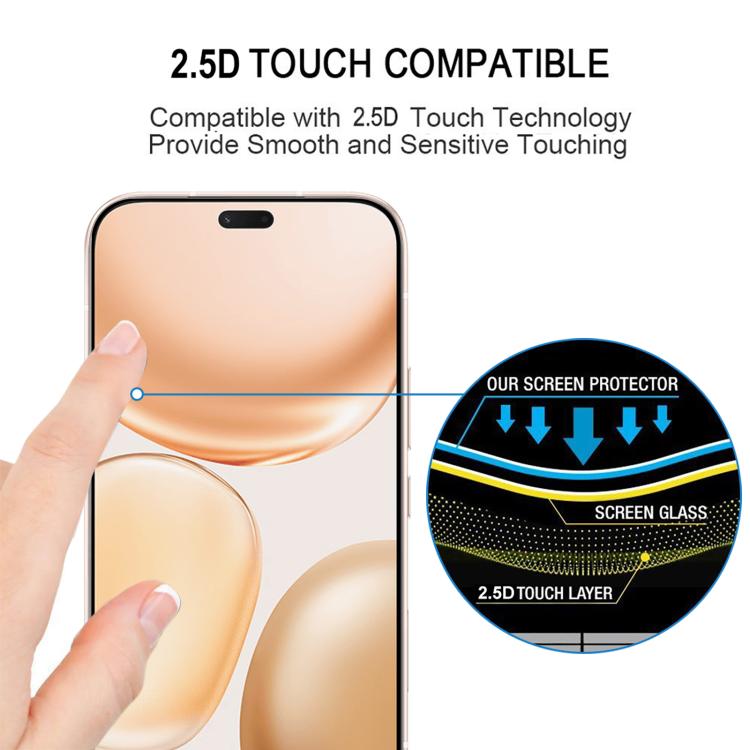 For Honor Play 11 Plus 5G High Aluminum Full Screen Silk Printing Tempered Glass Film