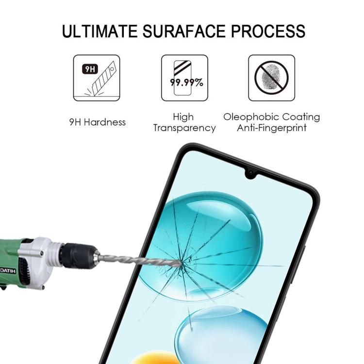 For Honor Play 11C 5G High Aluminum Full Screen Silk Printing Tempered Glass Film