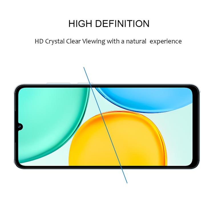 For Honor X5d Plus 4G High Aluminum Full Screen Silk Printing Tempered Glass Film