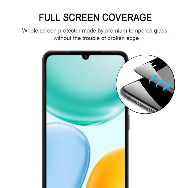 For Honor Play 70C 4G 25pcs High Aluminum Full Screen Silk Printing Tempered Glass Film