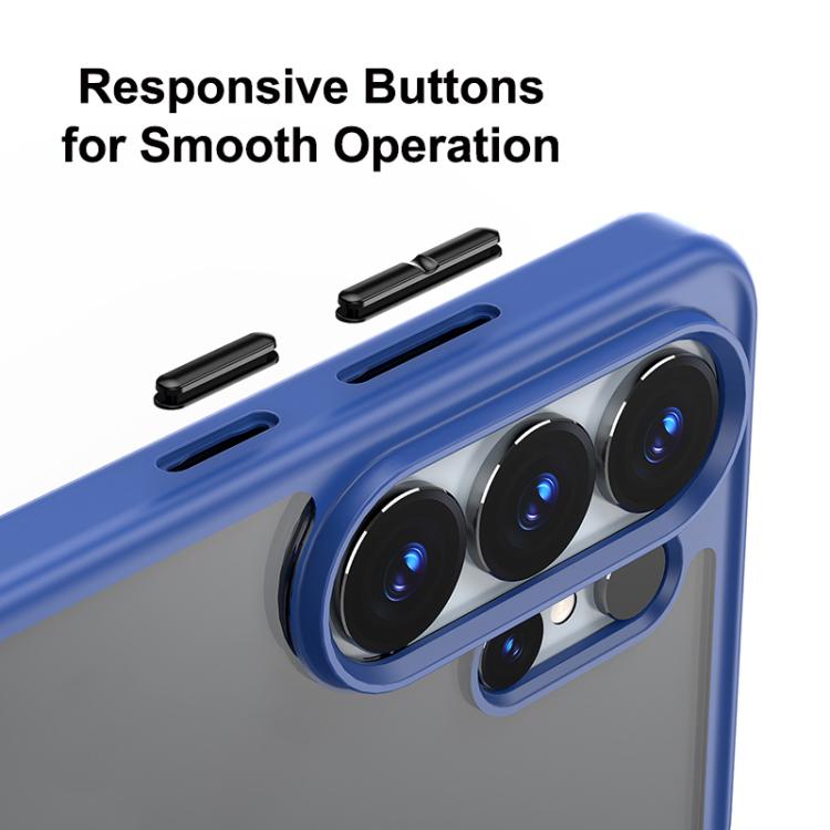 For Galaxy S26+ 5G Skin Feel Series Matte Color Contrast PC Hybrid TPU Phone Case