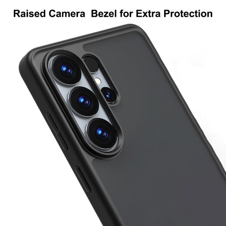For Galaxy S26+ 5G Skin Feel Series Matte Color Contrast PC Hybrid TPU Phone Case