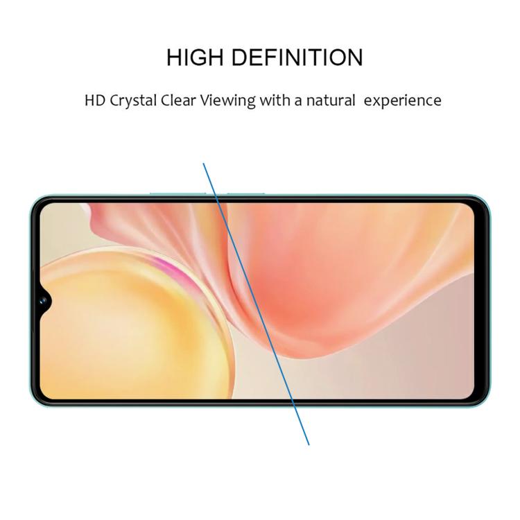 For vivo Y27 5G / 4G 2023 High Aluminum Full Screen Silk Printing Tempered Glass Film