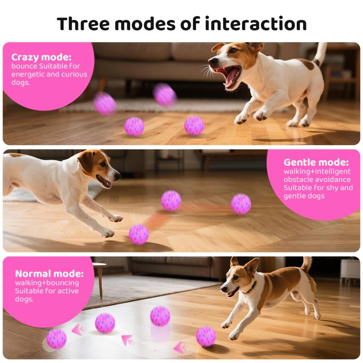 O18 Smart Automatic Pet Toy Ball Dog Training, Diameter 80mm