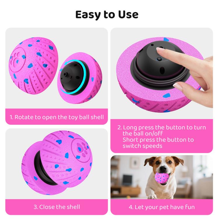 O18 Smart Automatic Pet Toy Ball Dog Training, Diameter 80mm