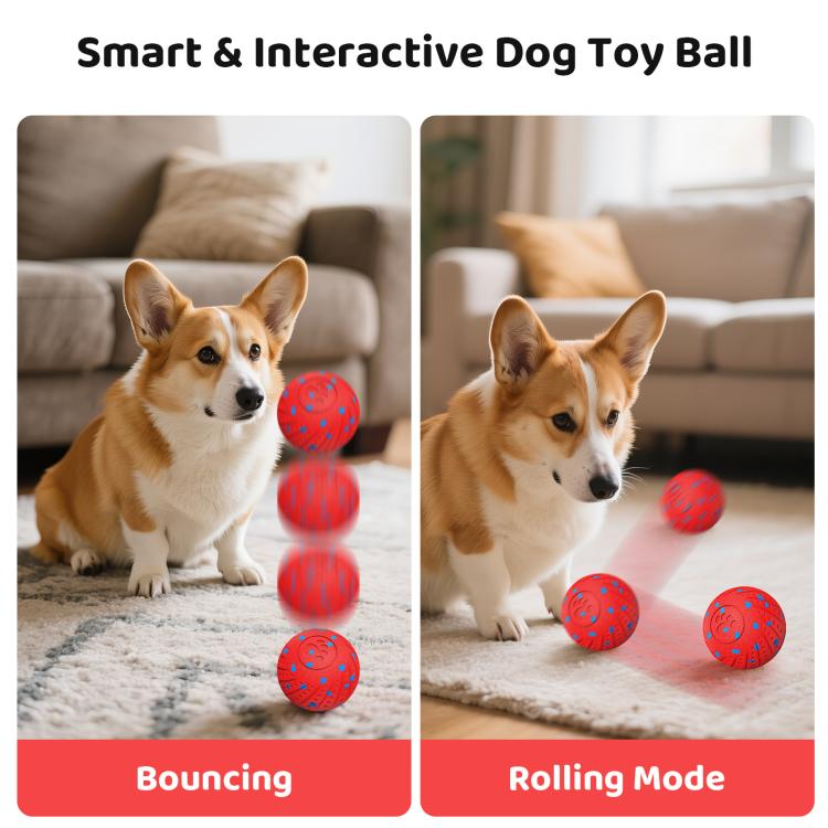 O18 Smart Automatic Pet Toy Ball Dog Training, Diameter 80mm