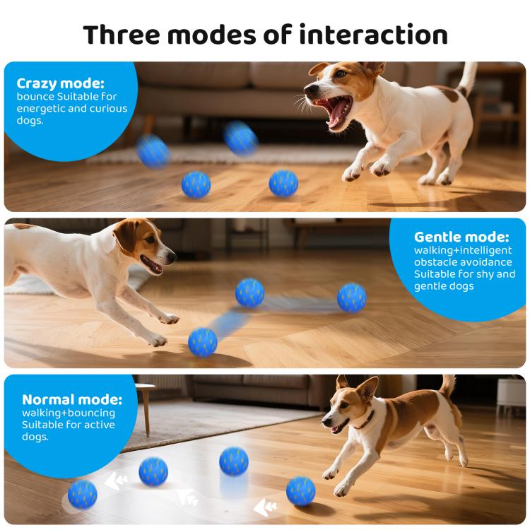 O18 Smart Automatic Pet Toy Ball Dog Training, Diameter 80mm