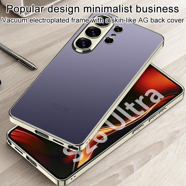 For Samsung Galaxy S26 Ultra 5G GKK Electroplated AG Smart Backlit Phone Case