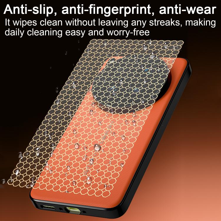 For vivo X300 Ultra Woven Leather Series Brushed Magnetic Phone Case