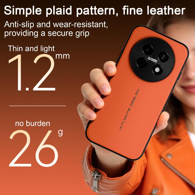For Huawei Enjoy 90 Pro Max 5G Woven Leather Series Brushed Magnetic Phone Case
