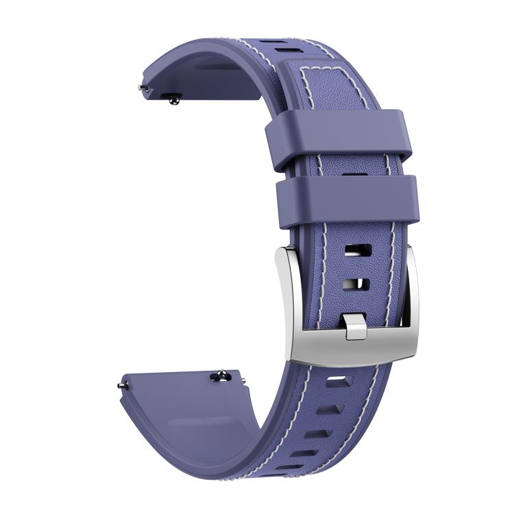 For Huawei Watch Ultimate 2 Spring Ear Style Silicone Hybrid Vegan Leather Watch Band