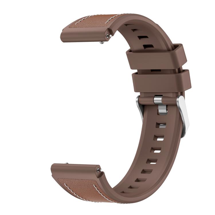 For Huawei Watch Ultimate 2 Spring Ear Style Silicone Hybrid Vegan Leather Watch Band