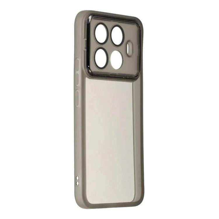 For Xiaomi 15T Pro 5G WANLONFENG Electroplated Frame Translucent TPU Phone Case with Screen Film