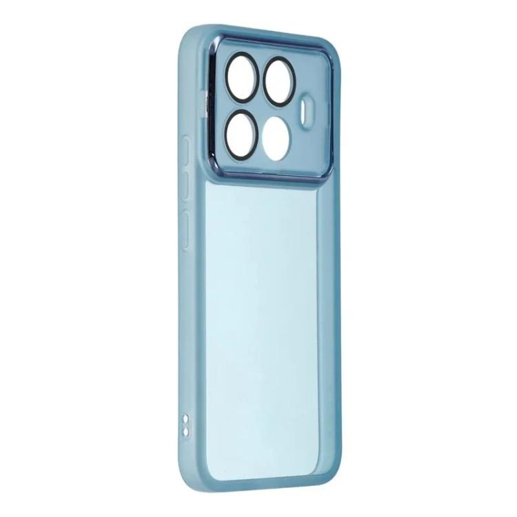 For Xiaomi 15T Pro 5G WANLONFENG Electroplated Frame Translucent TPU Phone Case with Screen Film