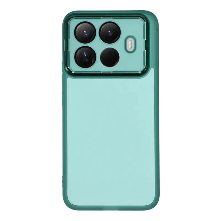 For Xiaomi 15T Pro 5G WANLONFENG Electroplated Frame Translucent TPU Phone Case with Screen Film