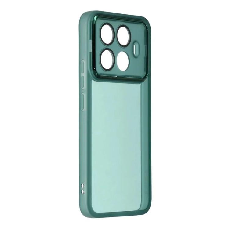 For Xiaomi 15T Pro 5G WANLONFENG Electroplated Frame Translucent TPU Phone Case with Screen Film