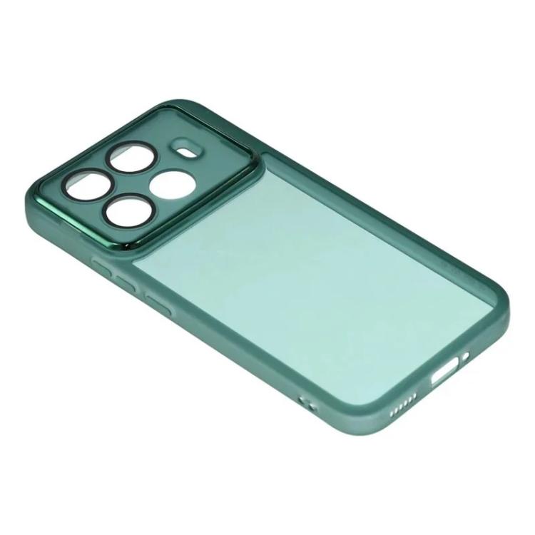 For Xiaomi 15T Pro 5G WANLONFENG Electroplated Frame Translucent TPU Phone Case with Screen Film