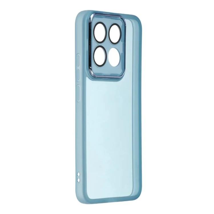 For Xiaomi 15T 5G WANLONFENG Electroplated Frame Translucent TPU Phone Case with Screen Film
