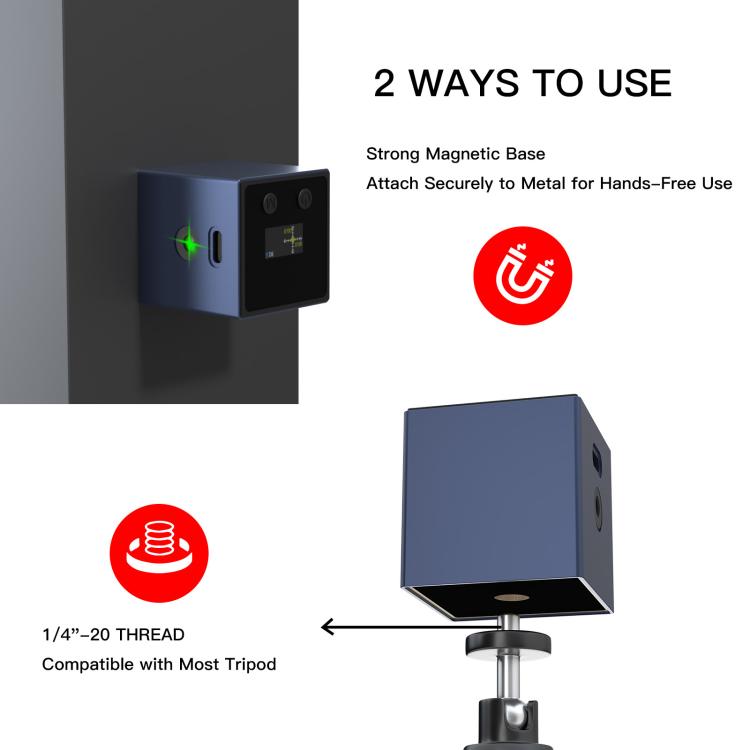 LT10 Multifunctional Mini Smart Laser Level & Digital Angle Finder
