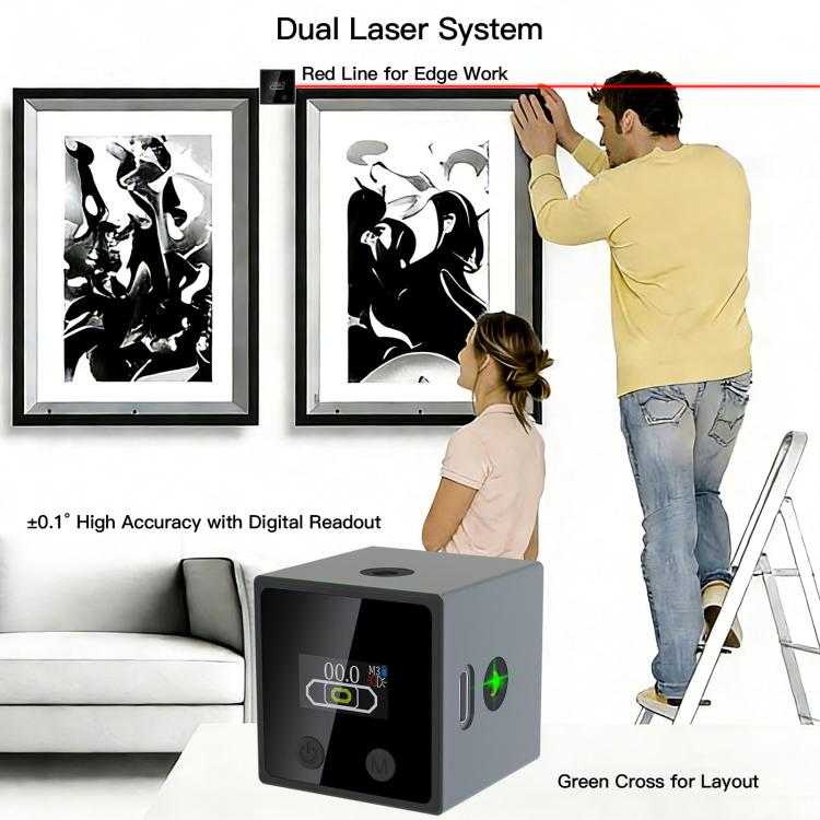 LT10 Multifunctional Mini Smart Laser Level & Digital Angle Finder