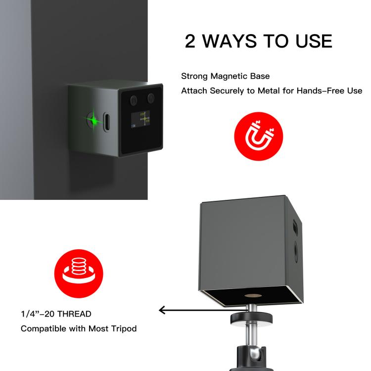 LT10 Multifunctional Mini Smart Laser Level & Digital Angle Finder