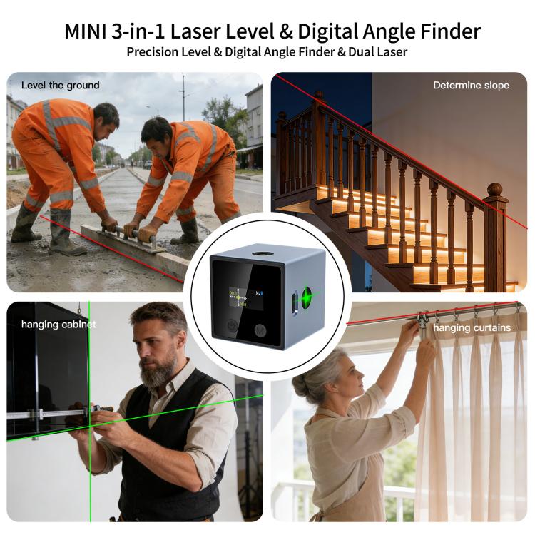 LT10 Multifunctional Mini Smart Laser Level & Digital Angle Finder