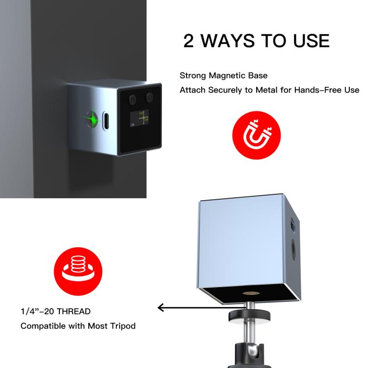 LT10 Multifunctional Mini Smart Laser Level & Digital Angle Finder