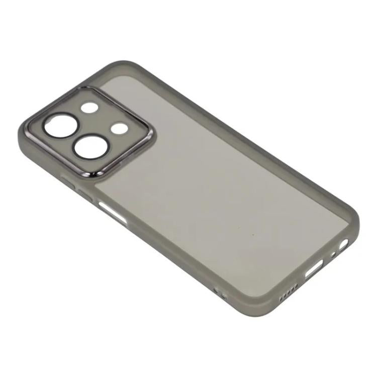For Redmi 15C 4G / 15C 5G 171mm WANLONFENG Electroplated Frame Translucent TPU Phone Case with Screen Film