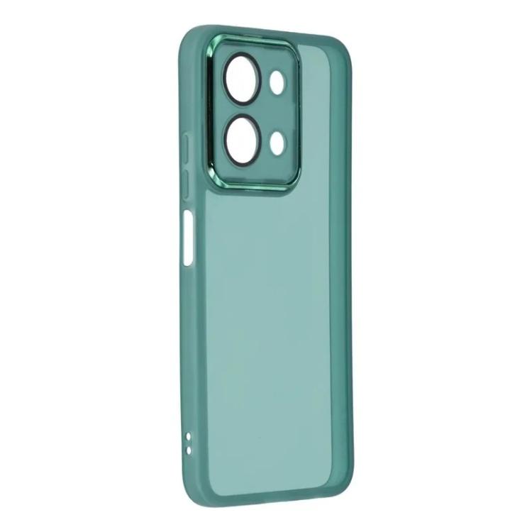 For Redmi 15C 4G / 15C 5G 171mm WANLONFENG Electroplated Frame Translucent TPU Phone Case with Screen Film