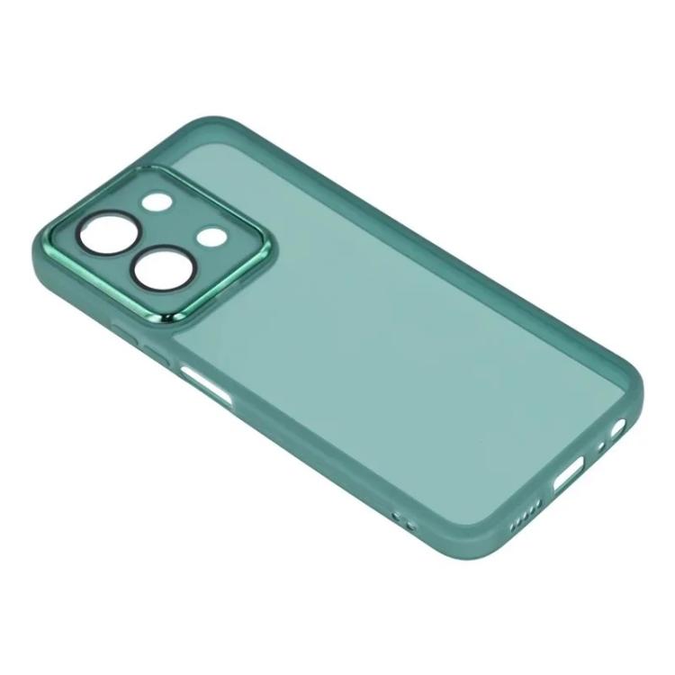 For Redmi 15C 4G / 15C 5G 171mm WANLONFENG Electroplated Frame Translucent TPU Phone Case with Screen Film