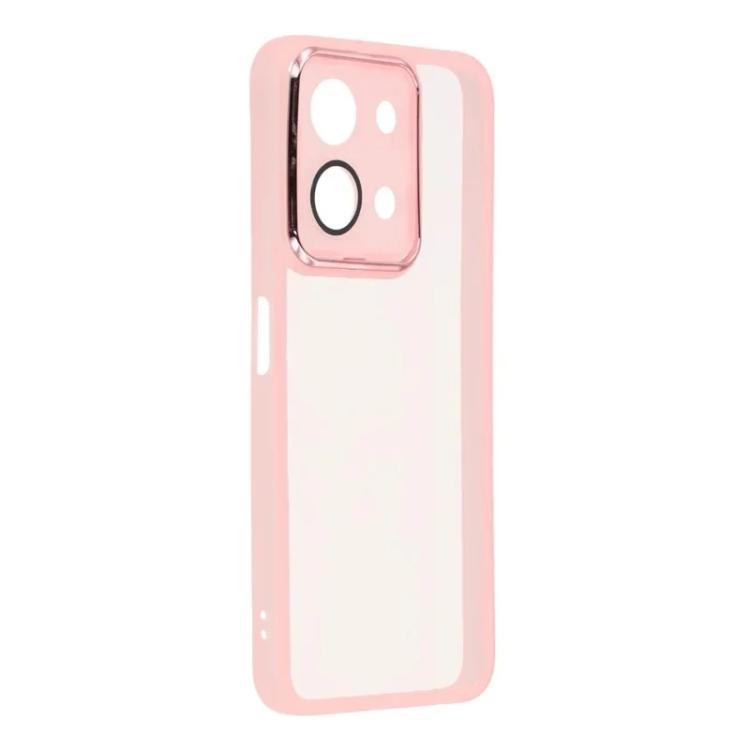 For Redmi 15C 4G / 15C 5G 171mm WANLONFENG Electroplated Frame Translucent TPU Phone Case with Screen Film