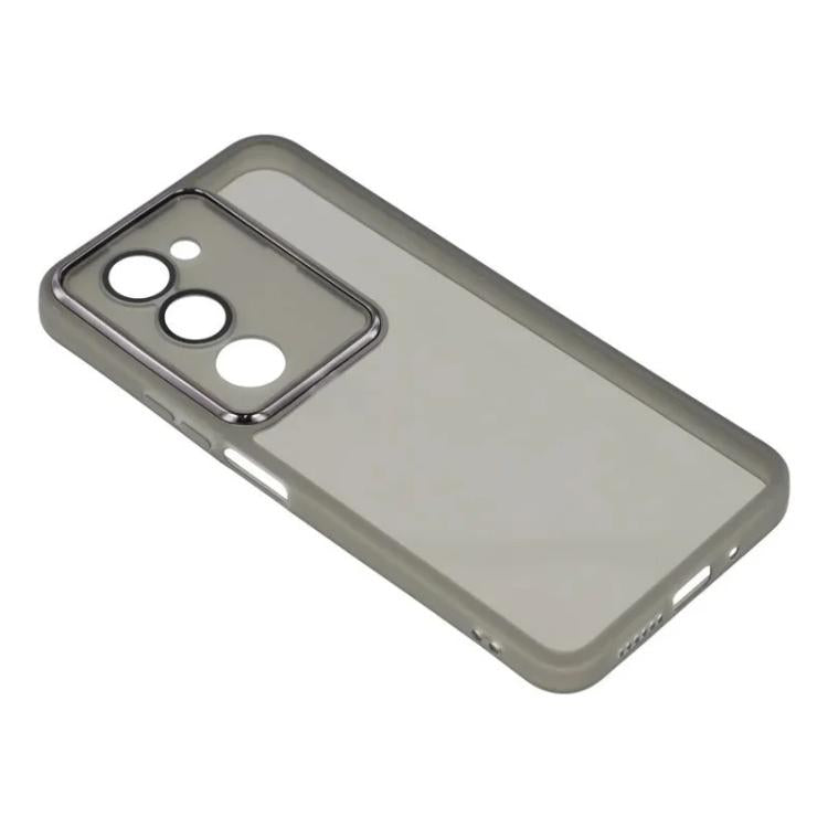 For Redmi 15 5G / 4G EU 171mm WANLONFENG Electroplated Frame Translucent TPU Phone Case with Screen Film