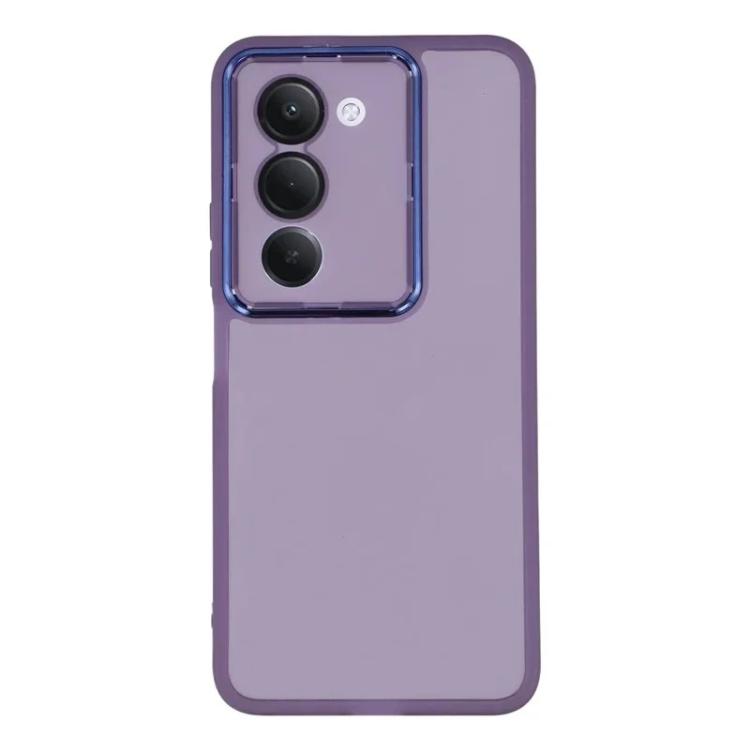 For Redmi 15 5G / 4G EU 171mm WANLONFENG Electroplated Frame Translucent TPU Phone Case with Screen Film