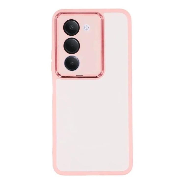 For Redmi 15 5G / 4G EU 171mm WANLONFENG Electroplated Frame Translucent TPU Phone Case with Screen Film