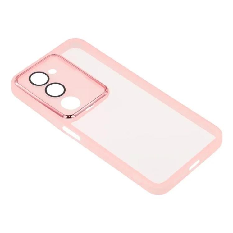 For Redmi 15 5G / 4G EU 171mm WANLONFENG Electroplated Frame Translucent TPU Phone Case with Screen Film