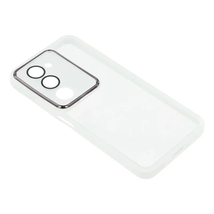 For Redmi 15 5G Global/15 4G SEA 169.5mm WANLONFENG Electroplated Frame Translucent TPU Phone Case with Screen Film