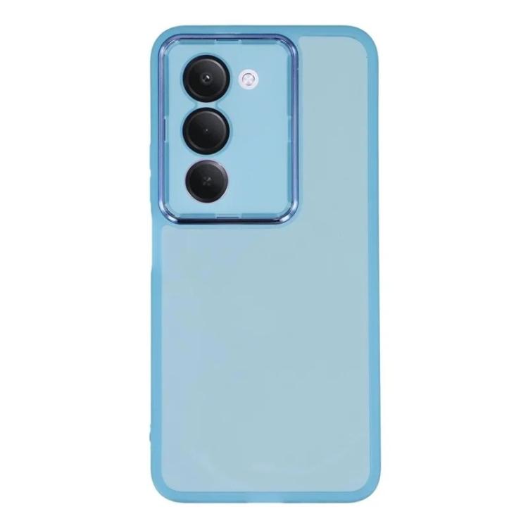 For Redmi 15 5G Global/15 4G SEA 169.5mm WANLONFENG Electroplated Frame Translucent TPU Phone Case with Screen Film