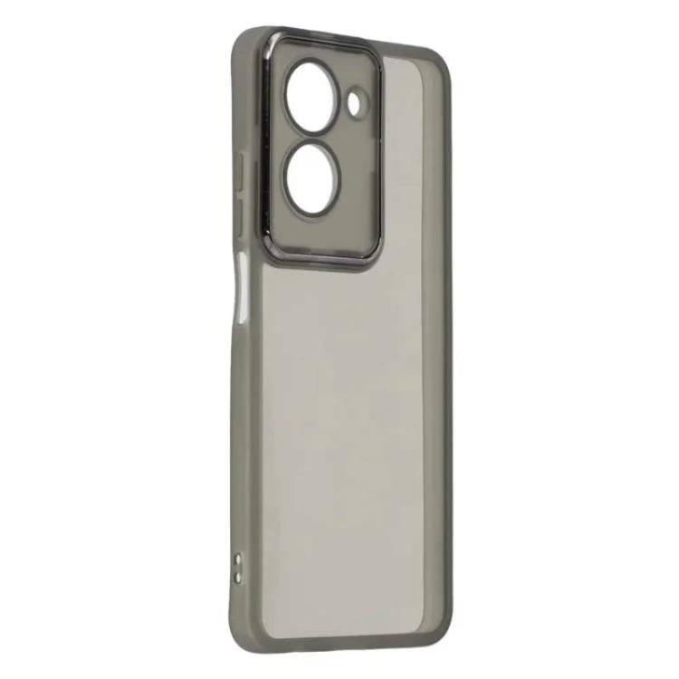 For Redmi A5 4G 171.7mm WANLONFENG Electroplated Frame Translucent TPU Phone Case with Screen Film
