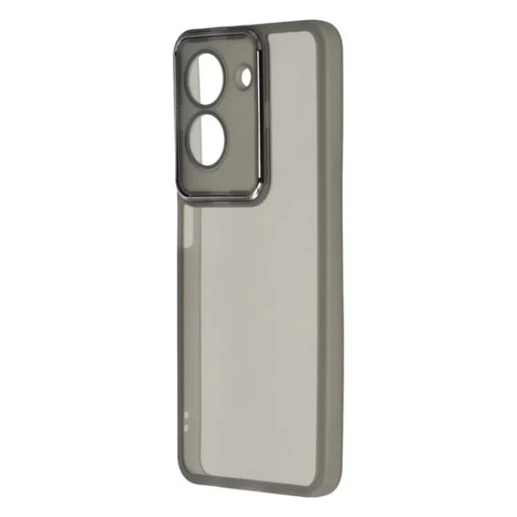 For Redmi A5 4G 171.7mm WANLONFENG Electroplated Frame Translucent TPU Phone Case with Screen Film