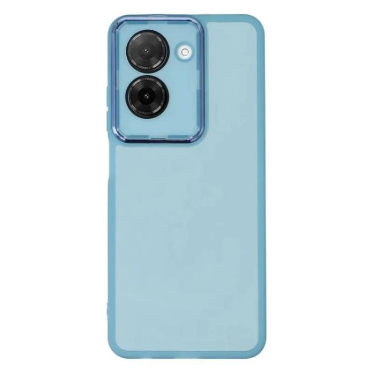 For Redmi A5 4G 171.7mm WANLONFENG Electroplated Frame Translucent TPU Phone Case with Screen Film