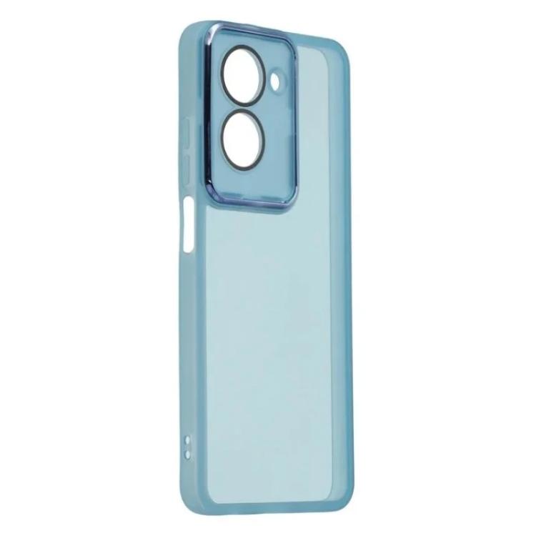 For Redmi A5 4G 171.7mm WANLONFENG Electroplated Frame Translucent TPU Phone Case with Screen Film