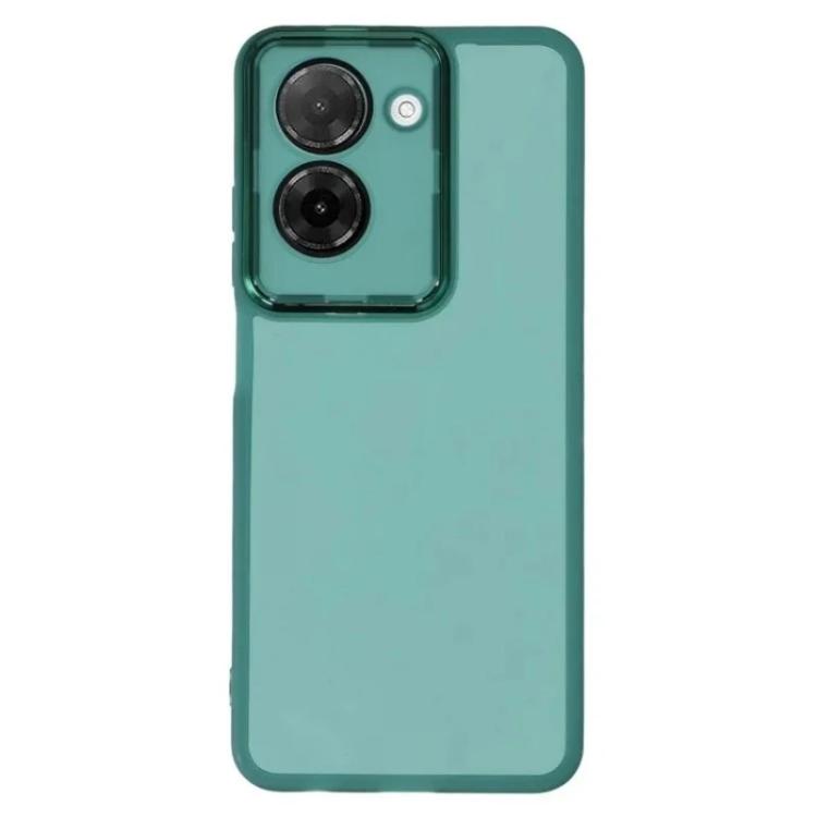 For Redmi A5 4G 171.7mm WANLONFENG Electroplated Frame Translucent TPU Phone Case with Screen Film