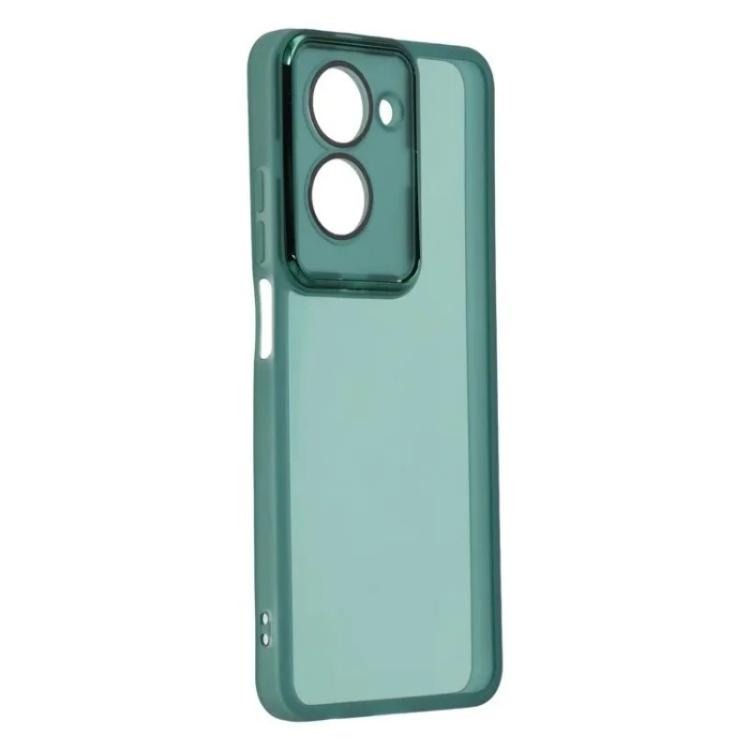 For Redmi A5 4G 171.7mm WANLONFENG Electroplated Frame Translucent TPU Phone Case with Screen Film