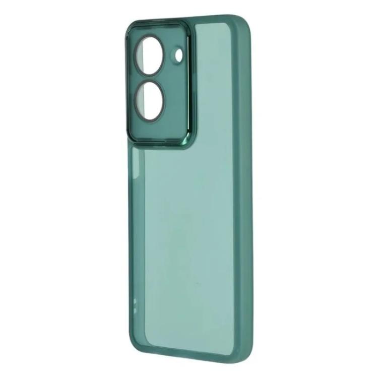 For Redmi A5 4G 171.7mm WANLONFENG Electroplated Frame Translucent TPU Phone Case with Screen Film