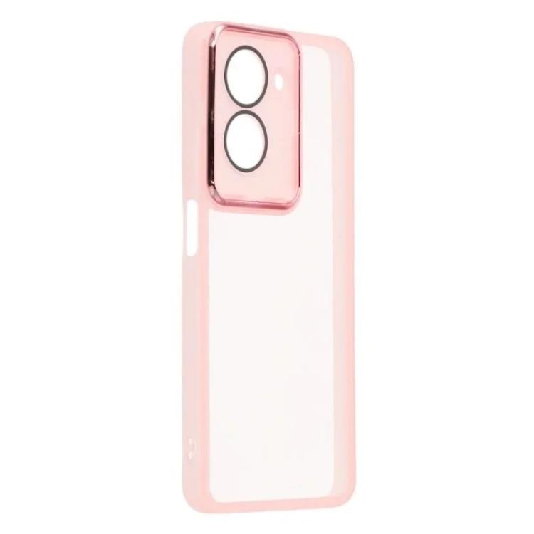 For Redmi A5 4G 171.7mm WANLONFENG Electroplated Frame Translucent TPU Phone Case with Screen Film