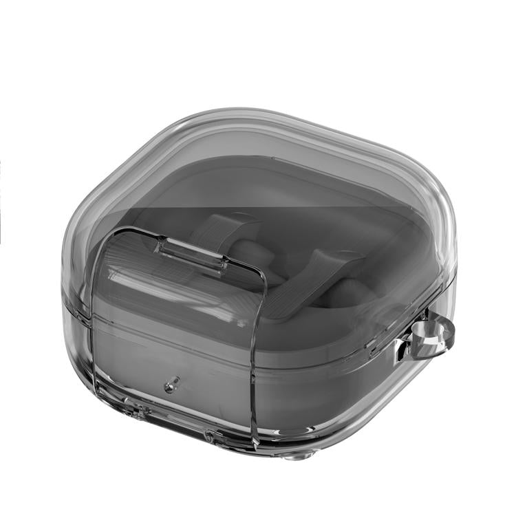 For Galaxy Buds4 / Buds4 Pro Transparent Versatile Wireless Earphones Case With Holder