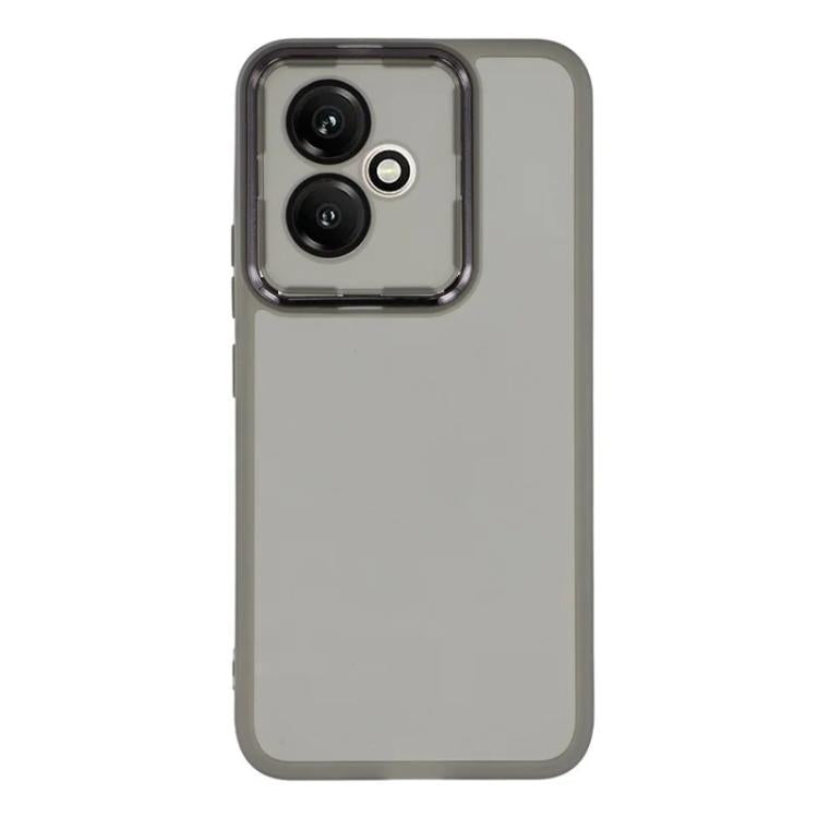 For Honor 400 5G Global 156.5mm WANLONFENG Electroplated Frame Translucent TPU Phone Case with Screen Film