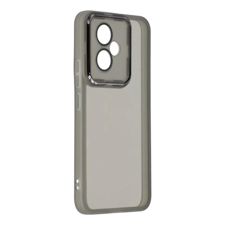 For Honor 400 5G Global 156.5mm WANLONFENG Electroplated Frame Translucent TPU Phone Case with Screen Film