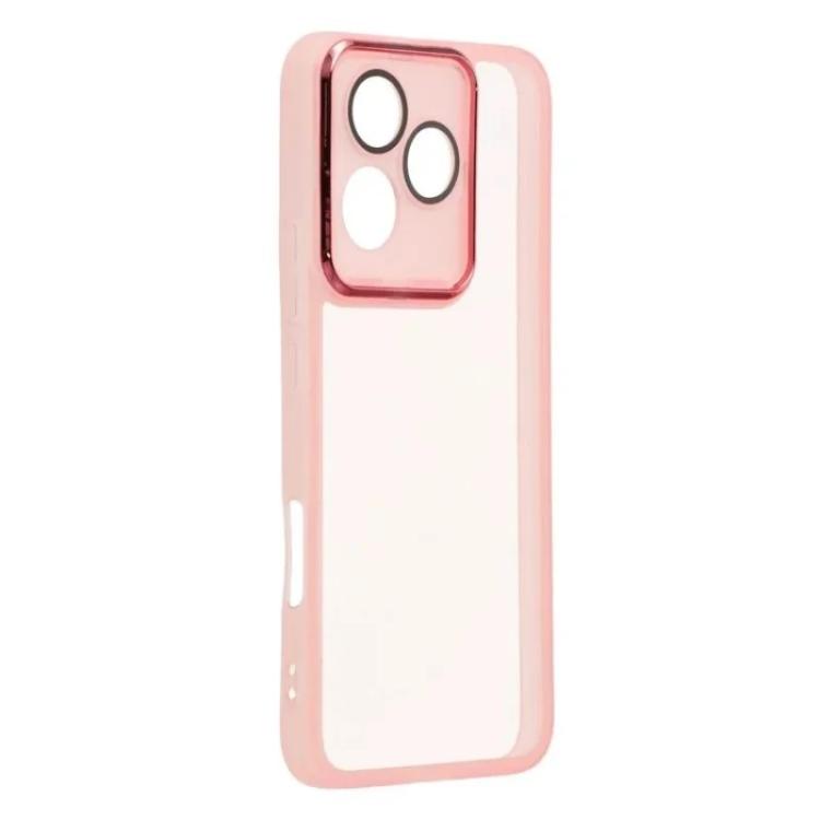 For Honor 400 Lite 5G Global WANLONFENG Electroplated Frame Translucent TPU Phone Case with Screen Film